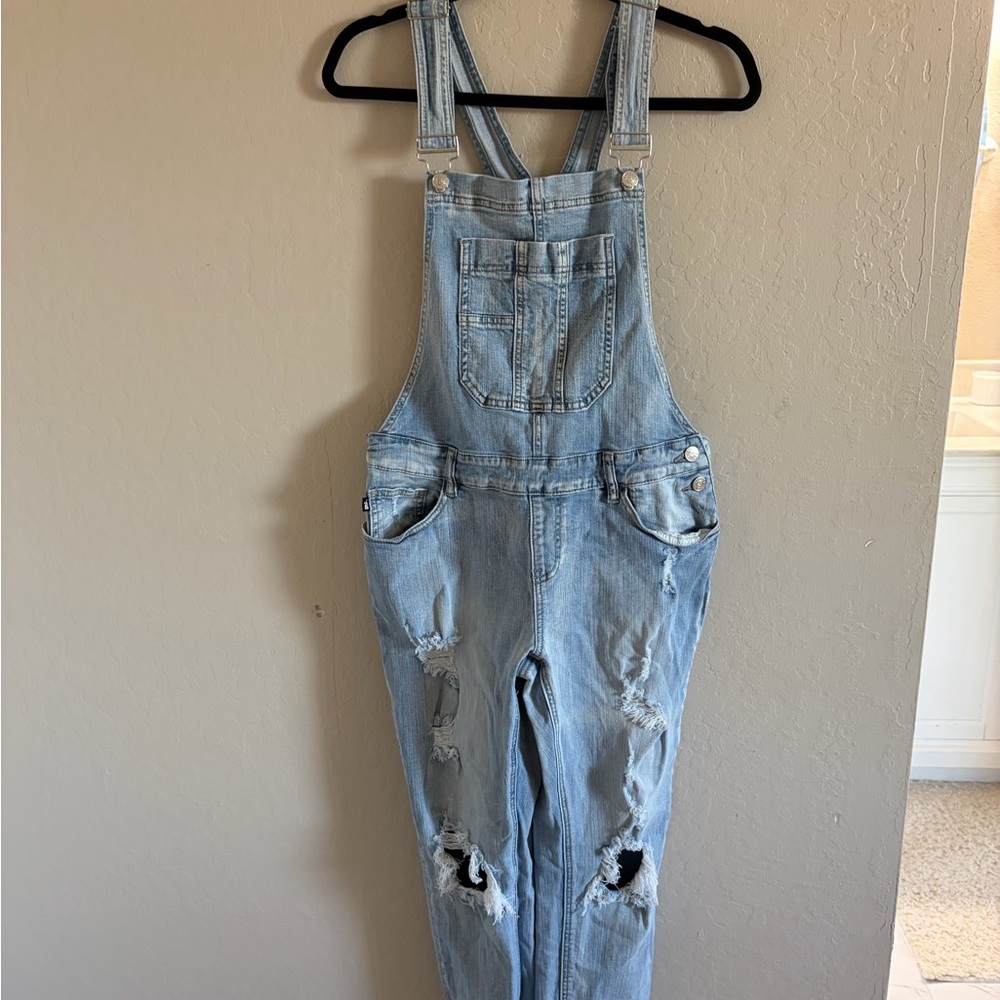 Parker Light Blue Denim Overalls